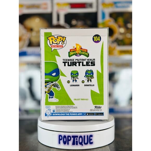 Teenage Mutant Ninja Turtles Power Rangers Leonardo #104 - Toy Tokyo Exclusive - Picture 3 of 6